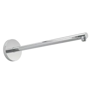 KWC Brausearm Wand L 485, Rosette rund chromeline 122520