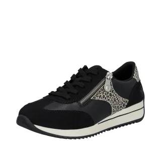 Rieker Sneaker Schnürschuh, Halbschuh, Freizeitsneaker mit Kontrastdetails