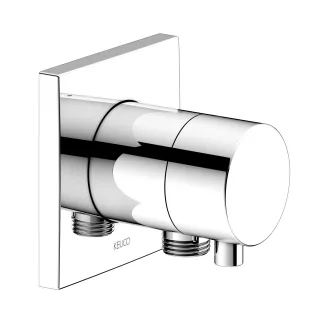 Keuco Absperrventil IXMO Comfort 59541, mit Schlauchanschluss, eckig, verchromt, 59541011102 59541011102
