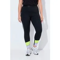Ulla Popken Leggings Sport-Leggings Colorblocking Taschen recycelt