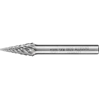 PFERD TOOLS Hartmetall Hochleistungsfrässtift ALLROUND Spitzkegel SKM universal grob - 21001035