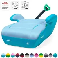 Daliya® Kindersitzerhöhung QUBIX I-Size Sitzerhöhung, Kindersitzerhöhung, Kindersitz, ab: ab 6 Jahre oder 125cm Körpergröße, bis: bis 12 Jahre oder 150cm Körpergröße, ab: 125 cm, bis: 150 cm, (Packung, 1-tlg), I-Size, Gurtfix, ergonomisch, weich, was