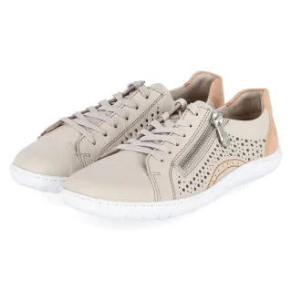 Rieker Barfußschuhe  Beige - Gr. 37 -  Textil und Synthetik