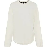 BOSS Sweatshirt Ottoman Rundhalsausschnitt, regular fit, Logoschriftzug