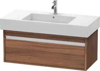 Duravit Ketho Waschtischunterbau wandhängend Nussbaum Matt 1000x455x410 mm - KT669107979 KT669107979
