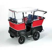 Winther Zwillings-Kombikinderwagen Winther Regenschutz für Turtle Kinderbus für 4 Kinder