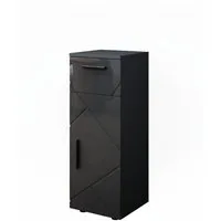 Vicco Midischrank Irma, Anthrazit Hochglanz, 30 x 81 cm (1-St)