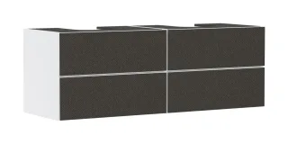 Hansgrohe Xevolos E Waschtischunterschrank Mattweiß 1570/550 mit 4 Schubkästen für Konsole mit 2 Aus 54199660