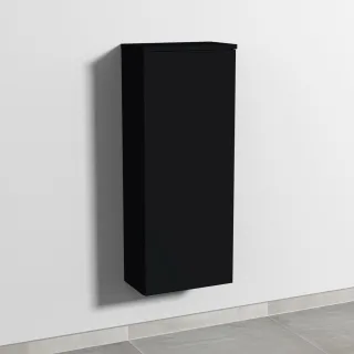 Sanipa 3way Mittelschrank mit 1 Tür, Schwarz-Matt, SF16908 SF16908