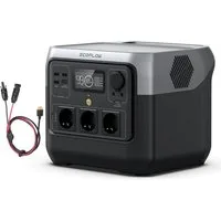 Ecoflow ECOFLOW RIVER 2 Pro 768Wh Tragbare Powerstation mit XT60i Kabel Powerstation EcoFlow River 2 Pro Powerstation mit XT60i Kabel 240000 mAh (220-240 V), 3 x 800W AC-Steckdosen, für Camping/Wohnmobile/Notstrom