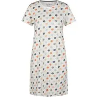 By Louise Nachthemd Dreamy Nights (Set, 1-tlg., 1-teilig) Damen Sleepshirt ca.90cm lang Kurzarm Baumwolle