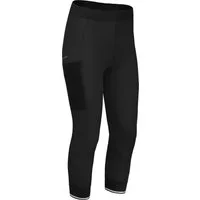 Fahrradhose SUNDRA COMFORT Capri (mit Sitzpolster) Damen 3/4 Radhose, bielastisch, tight, Normalgrößen, schwarz