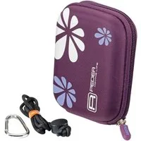 PEDEA Kameratasche Hardcase für Digitalkamera Kompaktkamera & Action Cams, Hardcase Schale, wasserabweisend, Zubehörfach, Karabine & Umhängeband