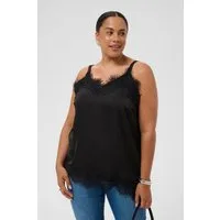 KAFFE Curve Blusentop Ärmellose Bluse KCjanie Große Größen
