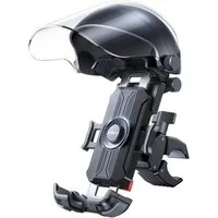 JOYROOM Handy-Halterung JR-ZS526 Fahrrad Halterung mit Regenschutz, (bis 7 Zoll, Universal Smartphone Handy Halter für Motorrad Bike Roller Scooter)