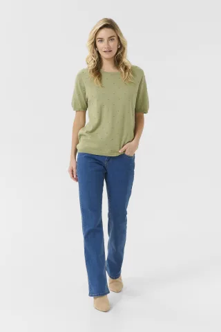 Strickpullover Straight fit green