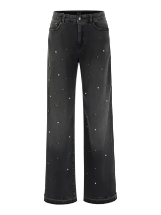 Marc Cain Sports - Jeans RUMA mit Strassbesatz black new - Gr. - 38