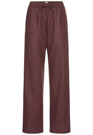 camel active - Relaxed Fit Hose aus einem Leinenmix brick rose - Gr. - 30