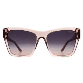 Guess Quadratische Damen Schimmernde Beige Violett Farbverlauf GU00113