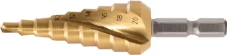 KS Tools 1/4" HSS-TiN Stufenbohrer-Bit - 330.2386