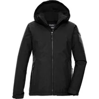 Killtec Funktionsjacke KOW 217 GRLS JCKT Wind- und wasserdichte Kinderjacke mit Fleece und verstellbarer Kapuze