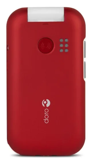 DORO Handy 6040, rot/weiß