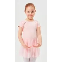 tanzmuster Chiffonkleid Ballettkleid Lucy mit kurzen Ärmeln zum Reinschlüpfen fürs Kinder Ballett