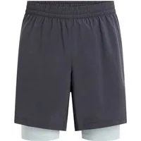 Energetics Laufhose He.-Shorts Crysos 2in1 II M ANTHRACITE/BLUE ICE