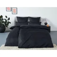 OTTO home Bettwäsche Mila in 135x200, 155x220 oder 200x200 cm, Mako-Satin, 2 teilig, Mako-Satin, Bettwäsche aus Baumwolle, unifarbene Bettwäsche