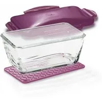 Genius Gemüseschneider Nicer Dicer Chef S Glasschüssel Set 3-tlg., Backofengeeignet bis 250°C