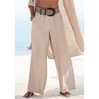 Buffalo Schlupfhose aus bequemer Webware und weitem Bein mit Gummibund, Casual-chic, Sommerhose, Strandhose
