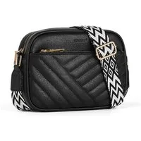 TAN.TOMI Umhängetasche Damen Handy Schultertasche Gestepptes Design Crossbody Bag, Crossbody Bag für Damen mit Verstellbarem Breiter Gurt