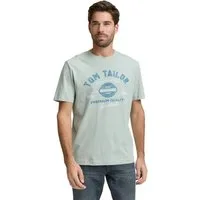 TOM TAILOR T-Shirt mit großem Logofrontprint