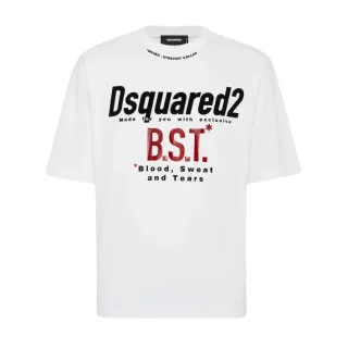Dsquared2 Bloody Sweat Tears Weißes T-shirt