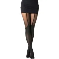 COFI 1453 Strumpfhose für Damen 40 Den / 80 Den – Damenstrumpfhose mit dezentem Muster