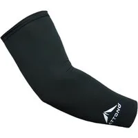 ATTONO Armlinge Fahrrad Mountainbike Thermo Armlinge Armwärmer schwarz - ein Paar