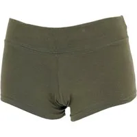 Guru-Shop Hose & Shorts Goa Pantys, Hotpants, Bikini Shorts - olivgrün alternative Bekleidung