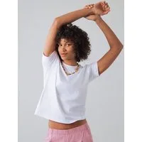 HONEST BASICS T-Shirt Flügelärmeln aus Bio- und recycelter Baumwolle