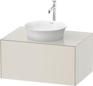 Duravit White Tulip Konsolenwaschtischunterbau wandhängend Nordic Weiß Seidenmatt 800x550x408 mm - W WT4975039390010