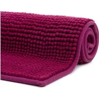 liebling Badematte, Fußbodenheizung geeignet, Polyester, rechteckig, Antirutsch-Beschichtung, sehr Saugfähig, Größe: 50x70 cm, cyclam