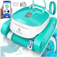 KESSER Poolroboter, Poolsauger für Boden & Wand Poolreiniger bis 100m² Pools mit APP