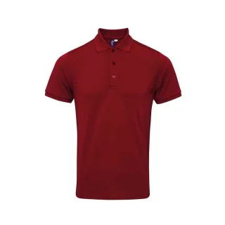 Premier Herren Coolchecker Plus Pique Polo T-Shirt (Burgunderrot)