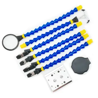Octopus Welding Clamp 4-5X Magnification 360° Adjustable Multi-functional Workbench Third-hand Tool Universal Arm Clampi