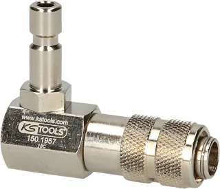KS Tools Kühlsystem-Bajonettadapter, 90° abgewinkelt - 150.1957