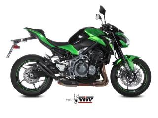 Sport Auspuff MIVV Double Gun Edition BLACK Kawasaki Z 900 Bj. 2017-2019 EURO-4 ABE