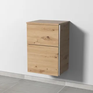 Sanipa 3way Unterschrank mit 2 Auszügen, Eiche Natural-Touch, BR14485 BR14485