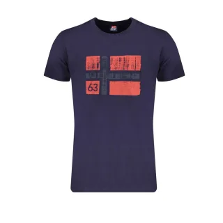 63 Grafik T-Shirt mit kurzen Ärmeln Crew