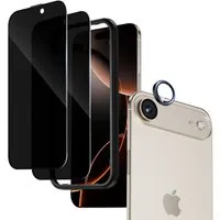 Sytifro Schutzfolie Sichtschutz Panzerglas, Privacy Schutzfolie, Blickschutz für, (iPhone 17 Pro Max/ iPhone 17 Pro/ iPhone 17 Air/ iPhone 17/ iPhone 16 Pro Max/ iPhone 16 Pro/ iPhone 16 Plus/ iPhone 16, 10H Displayschutz, Privacy Blickschutzfolie 28