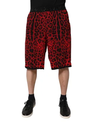 Leopardenmuster Freizeitshorts