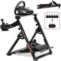 GTPLAYER Lenkradständer Lenkrad Gaming Wheel Stand für Logitech Controller (Neigungsverstellbares Gestell PS4 Xbox PC PS5)